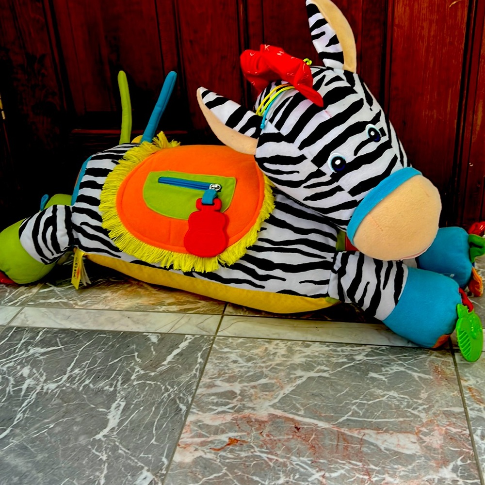 Melissa And Doug Zebra Activity Giddy Up Super cute, super soft plus
